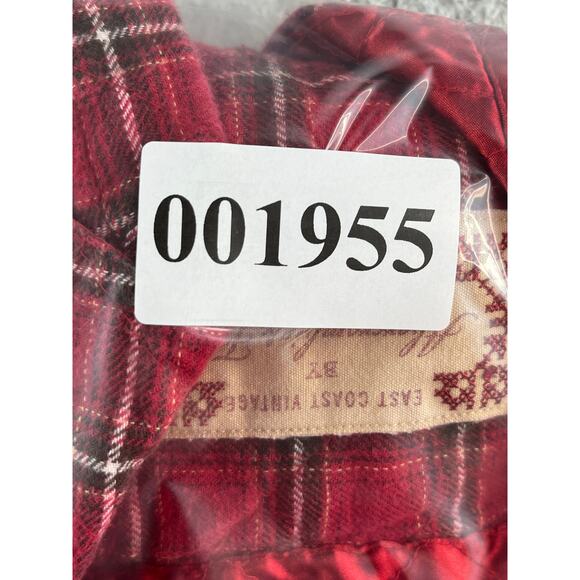 Abercrombie Fitch East Coast Vintage Jacket Womens Small Red Plaid Button Up - Picture 7 of 7
